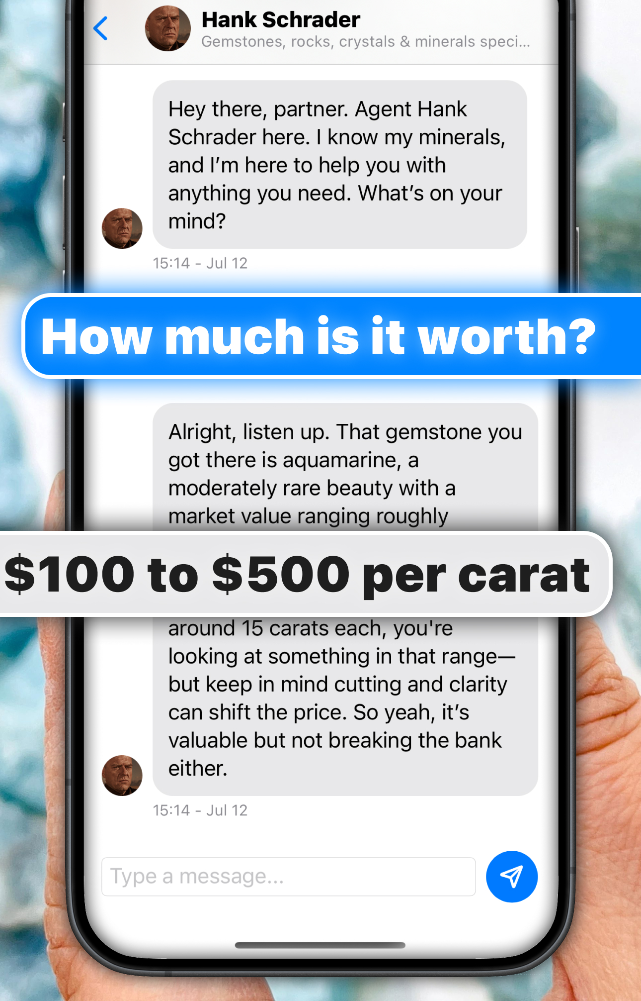 Get gemstone identification result
